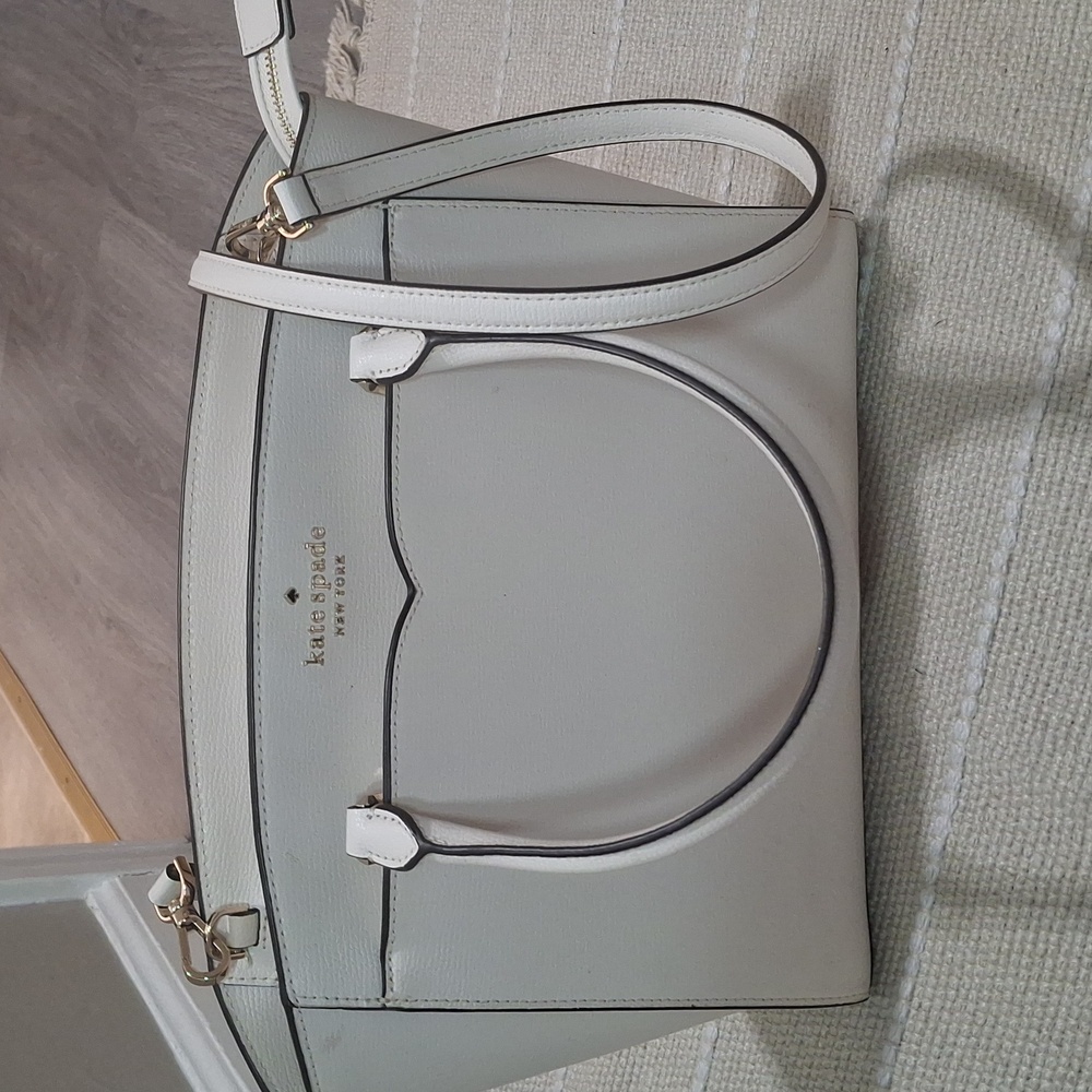 Kate Spade ♠️ parchment Frannie Satchel